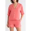 Tart Kine Short Sleeve Pajamas Set In Pink