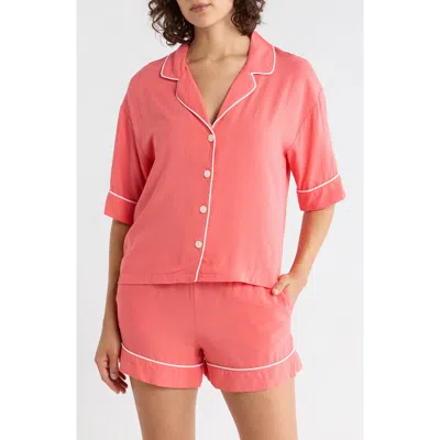 Tart Kine Short Sleeve Pajamas Set In Pink