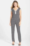 Tart 'liesa' Print Jersey Jumpsuit In Gray