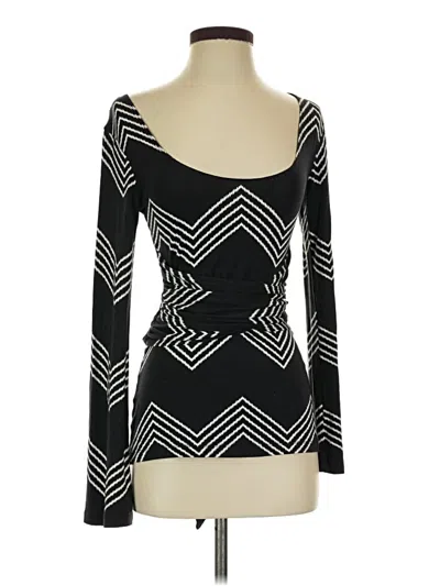Pre-owned Tart Long Sleeve Blouse In Black