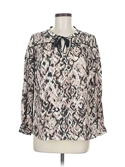 Pre-owned Tart Long Sleeve Blouse In White