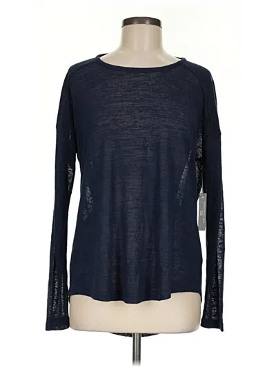 Pre-owned Tart Long Sleeve Top Blue Crew Neck Tops