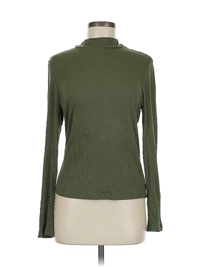 Pre-owned Tart Long Sleeve Top Green Turtleneck Tops