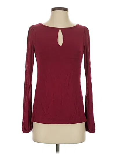 Pre-owned Tart Long Sleeve T-shirt In Burgundy