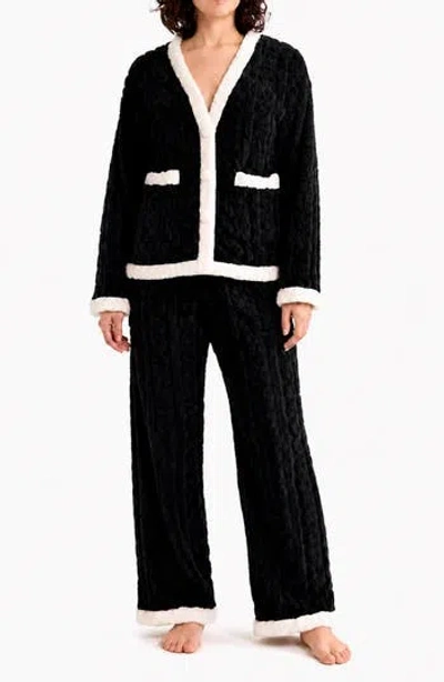 Tart Ottavia Fleece Pajamas In Black