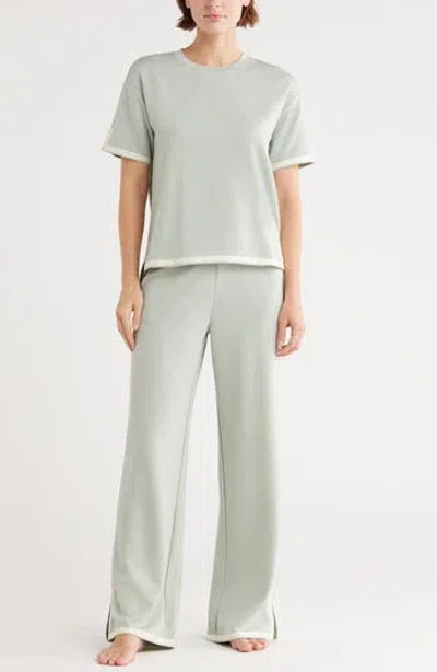 Tart Quintia Scuba Knit Top & Pants Lounge Set In Green