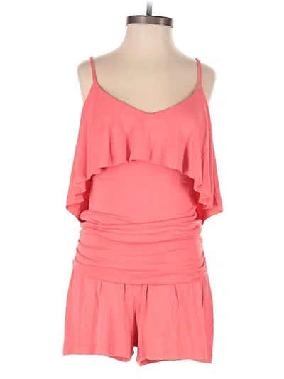 Pre-owned Tart Romper In Pink