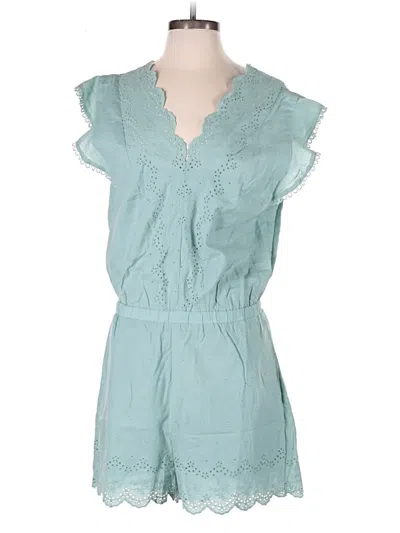 Pre-owned Tart Romper In Teal