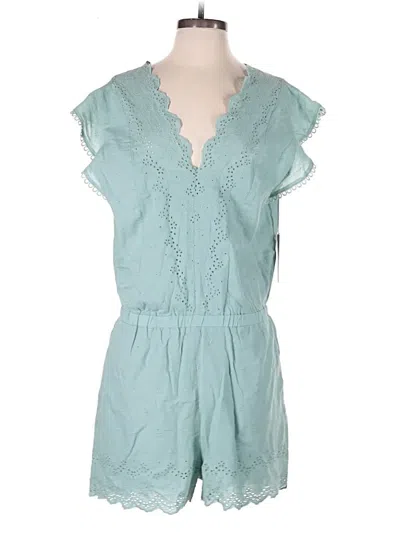 Pre-owned Tart Romper In Teal