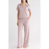 Tart Scuba Zephyra Long Pajamas In Deauville Mauve
