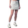 Tart Shanton Drawstring Waist Knit Miniskirt In Ivory Oatmeal
