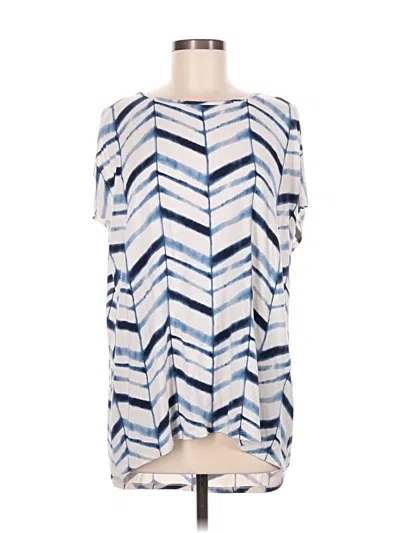 Pre-owned Tart Short Sleeve Blouse In Blue