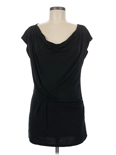 Pre-owned Tart Short Sleeve Top Black Cowl Neck Tops