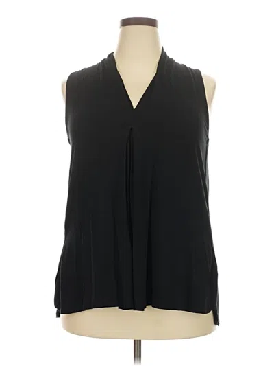 Pre-owned Tart Sleeveless Blouse In Black
