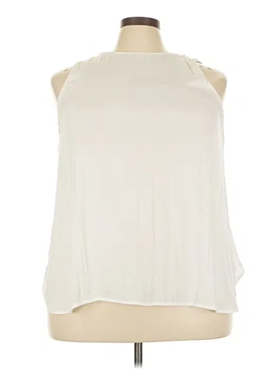 Pre-owned Tart Sleeveless Blouse In Ivory