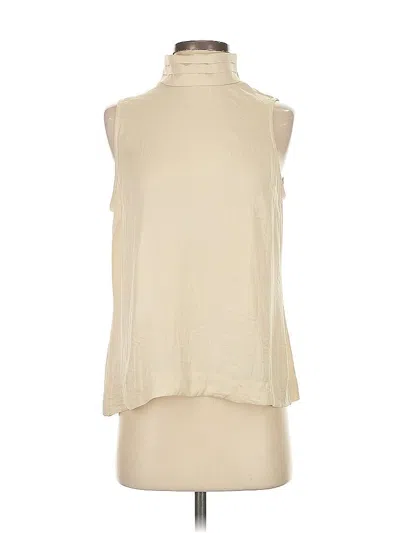 Pre-owned Tart Sleeveless Blouse In White