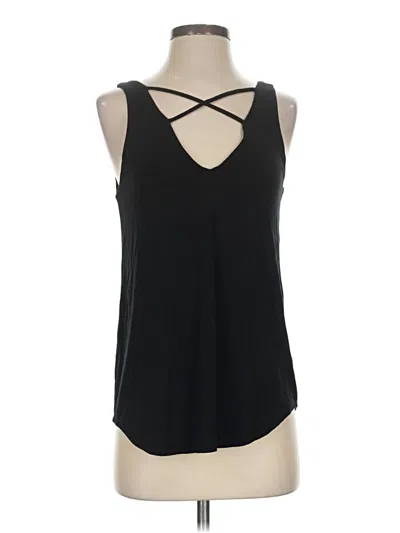 Pre-owned Tart Sleeveless Top Black Halter Neckline Tops