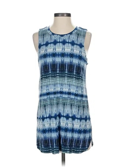 Pre-owned Tart Sleeveless Top Blue Halter Neckline Tops