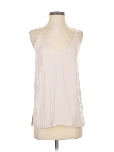 Pre-owned Tart Sleeveless Top Ivory V Neck Tops In White