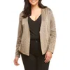 Tart Sun Blazer Snake Print Jacket In Gold Snake