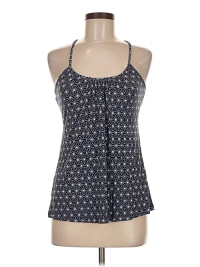 Pre-owned Tart Tank Top Blue Halter Neckline Tops