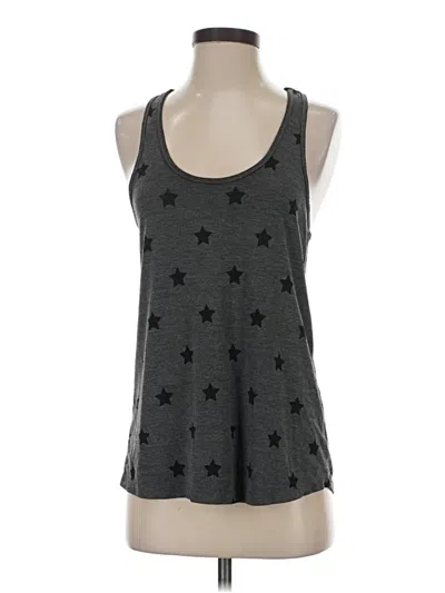 Pre-owned Tart Tank Top Gray Halter Neckline Tops