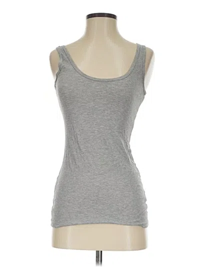 Pre-owned Tart Tank Top Gray Strapless Neckline Tops