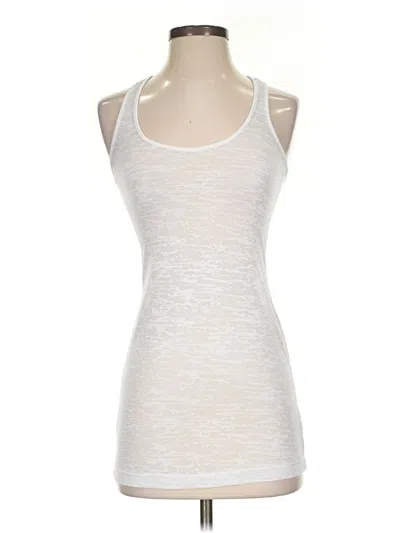 Pre-owned Tart Tank Top Ivory Halter Neckline Tops In White