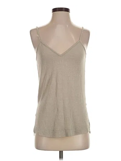 Pre-owned Tart Tank Top Tan Halter Neckline Tops