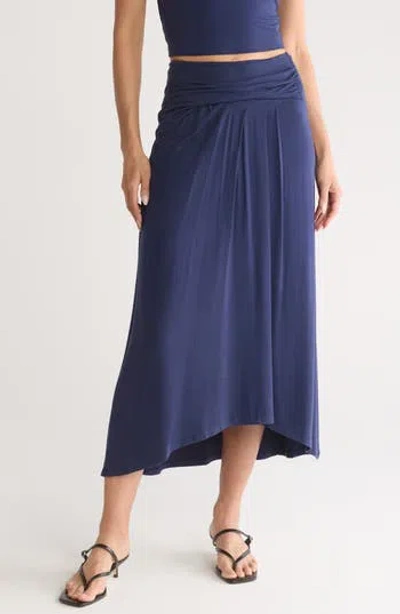 Tart Trina Jersey Skirt In Peacoat Navy