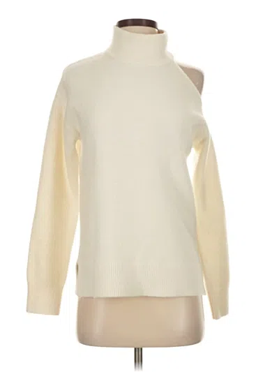 Pre-owned Tart Turtleneck Sweater In White