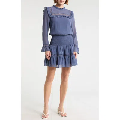 Tart Valeria Long Sleeve Dress In Blue