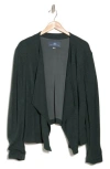 Tart 'veronicka' Stripe Knit Open Front Jacket In Urban Chic