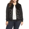 Tart Watson Faux Fur Bomber Jacket In Black