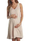Tart Zandra Womens Faux Suede Maternity Mini Dress In Pink