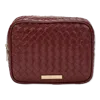 Tartan + Twine Burgundy Single Zip Organizer