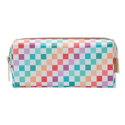 Tartan + Twine Checkered Pencil Case