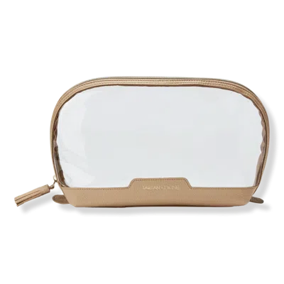 Tartan + Twine Tan Large Round Clutch