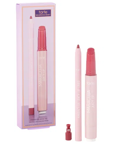 Tarte 2-pc. Maracuja Juicy Lip Rose Lip Liner And Lip Balm Duo Set