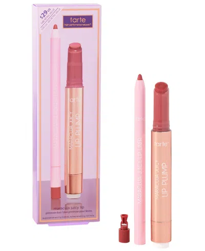 Tarte 2-pc. Maracuja Juicy Lip Rose Lip Liner And Lip Balm Duo Set