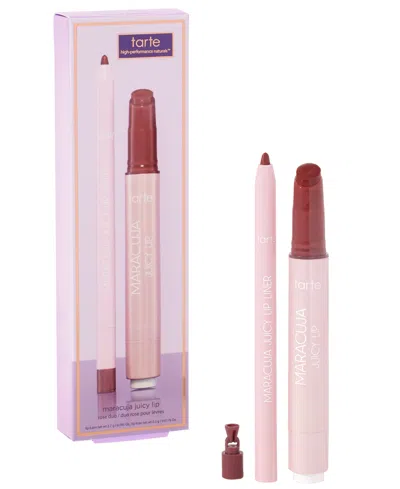 Tarte 2-pc. Maracuja Juicy Lip Rose Lip Liner And Lip Balm Duo Set