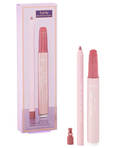 Tarte 2-pc. Maracuja Juicy Lip Rose Lip Liner And Lip Balm Duo Set In Pink