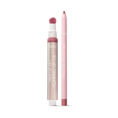 Tarte Cosmetics Maracuja Juicy Lip Icons Plump & Liner Duo In Rosy Mauve