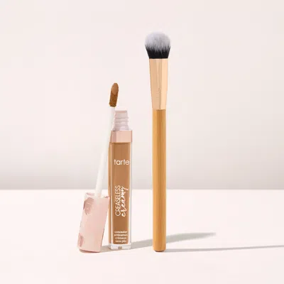 Tarte Creaseless Creamy Full-coverage Concealer & Paw Brush Duo In White