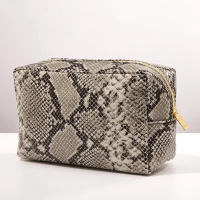 Tarte Fashionably Faux Makeup Bag In White