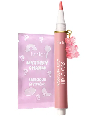 Tarte Limited-edition Maracuja Juicy Lip Gloss With Charm, 0.1 Oz. In Pink