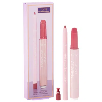 Tarte Maracuja Juicy Lip Balm Rose Duo Rose In Bloom 0.095 oz / 2.7 G