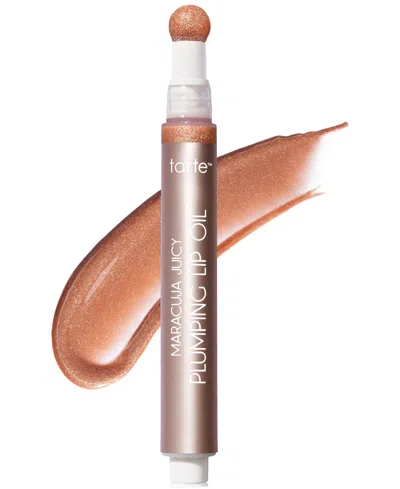 Tarte Maracuja Juicy Plumping Lip Oil In Shimmering Brown Sugar