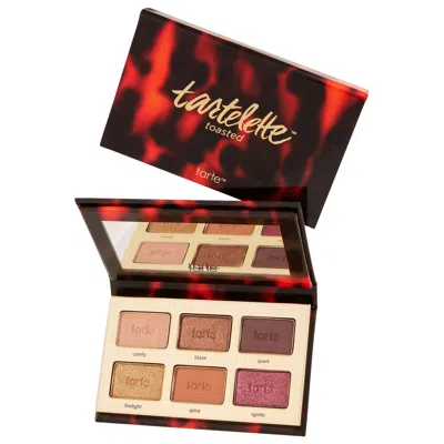 Tarte Mini Lette Toasted Amazonian Clay Palette 0.0342 oz / 0.97 G In Comfy (matte Peachy Beige) Blaze (golden Copper Shimmer) Spark (matte Cool Brown) Firelight (soft Go