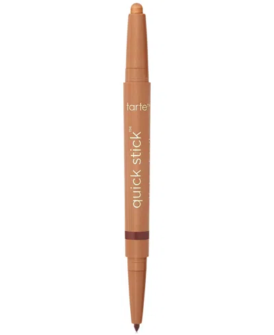 Tarte Quick Stick Waterproof Shadow & Liner In Golden Bronze Luster  Brown Liner